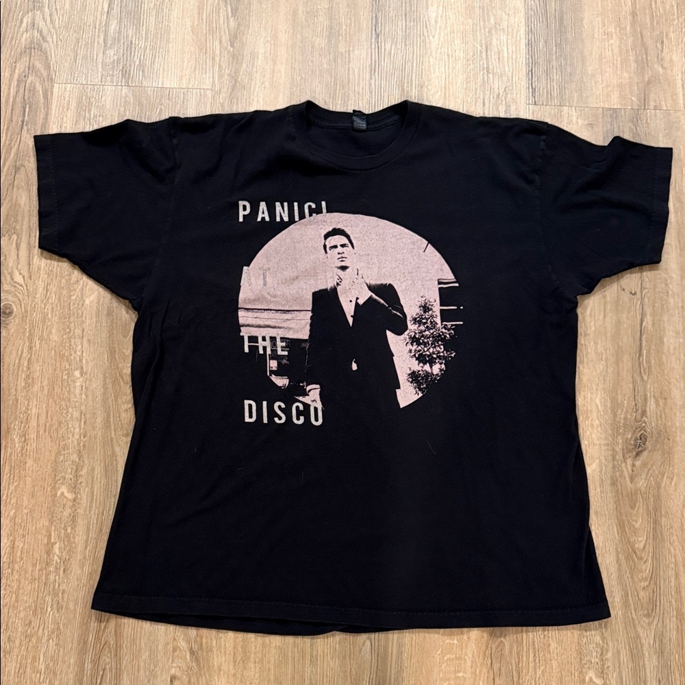 Tultex Black Panic! At The Disco Graphic Tee